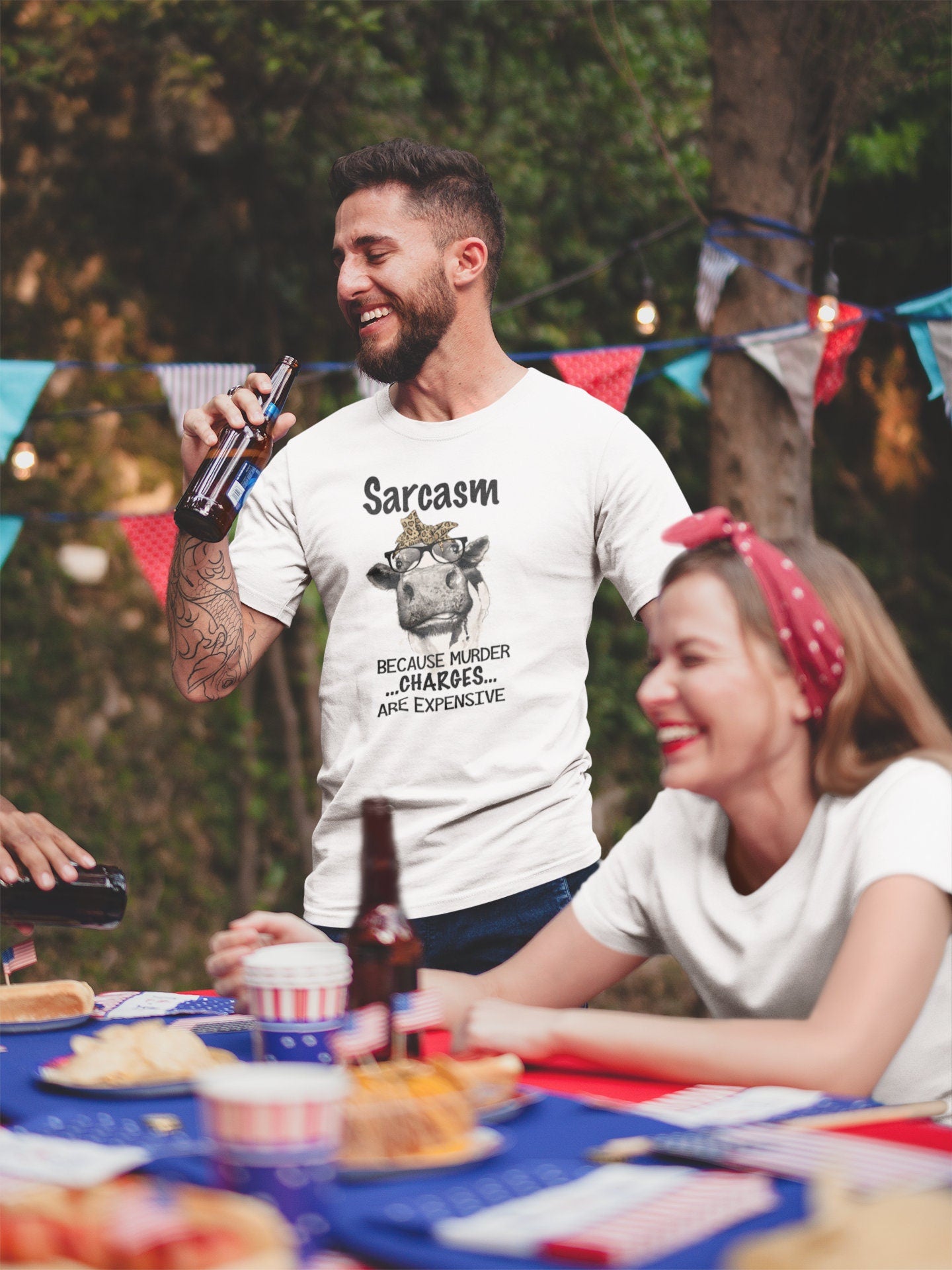 Sarcasm because Murder Charges are Expensive Humorous Unisex Jersey Short Sleeve Tee
