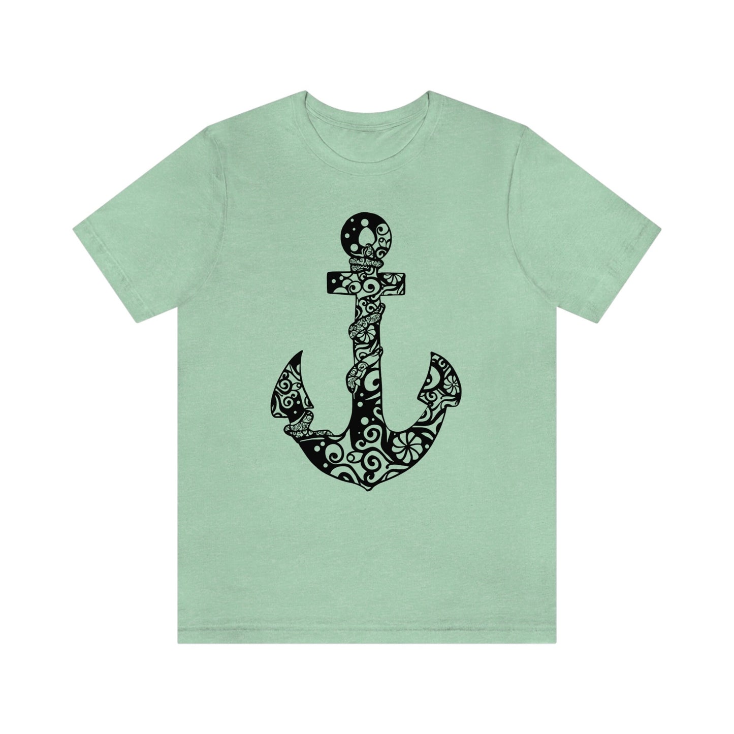 Mandala Anchor Unisex Jersey Short Sleeve Tee