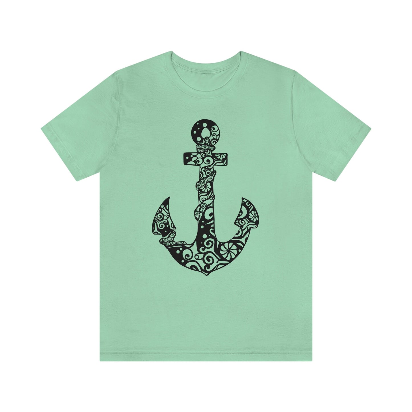 Mandala Anchor Unisex Jersey Short Sleeve Tee