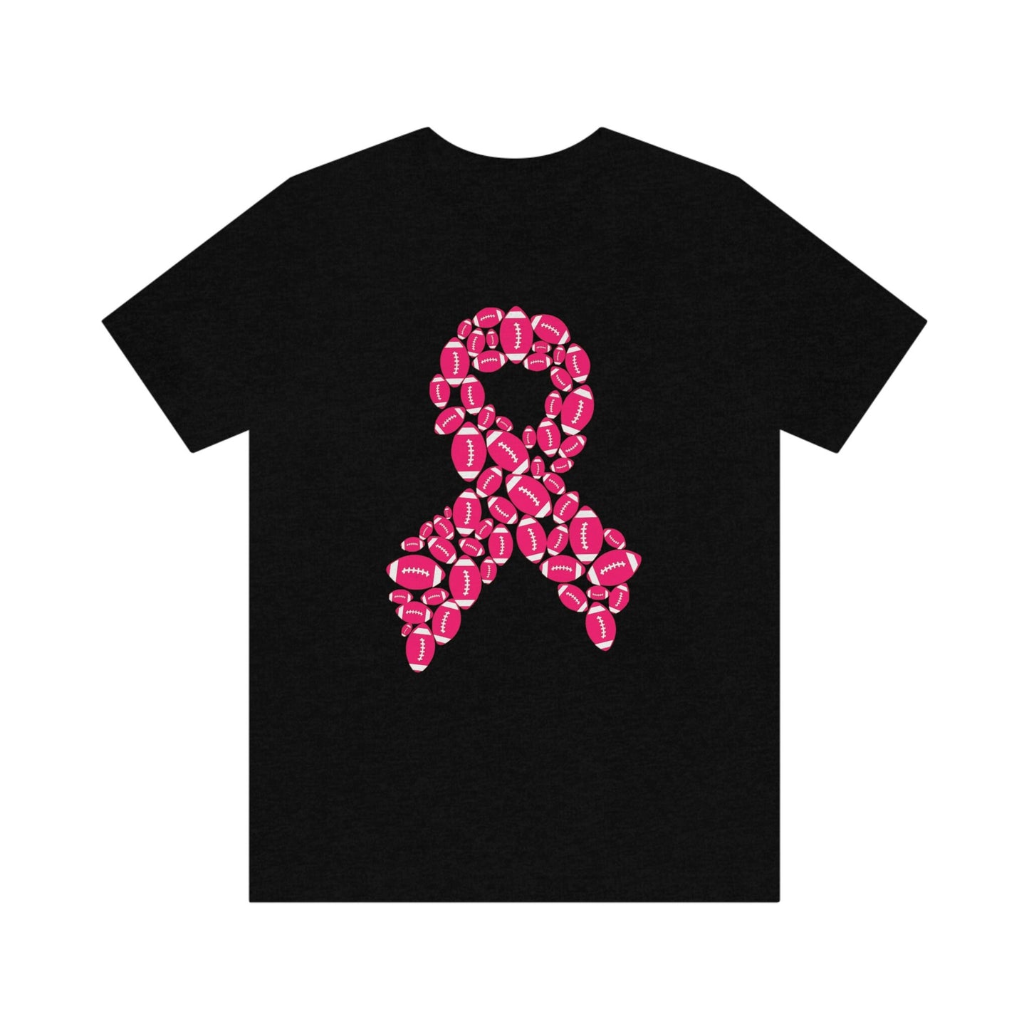 Unisex Football Inspired Breast Cancer Support Jersey Short Sleeve Tee