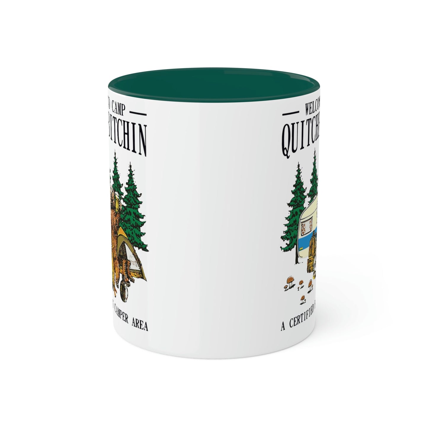 Welcome to Camp Quitcherbitchin, Colorful Mugs, 11oz