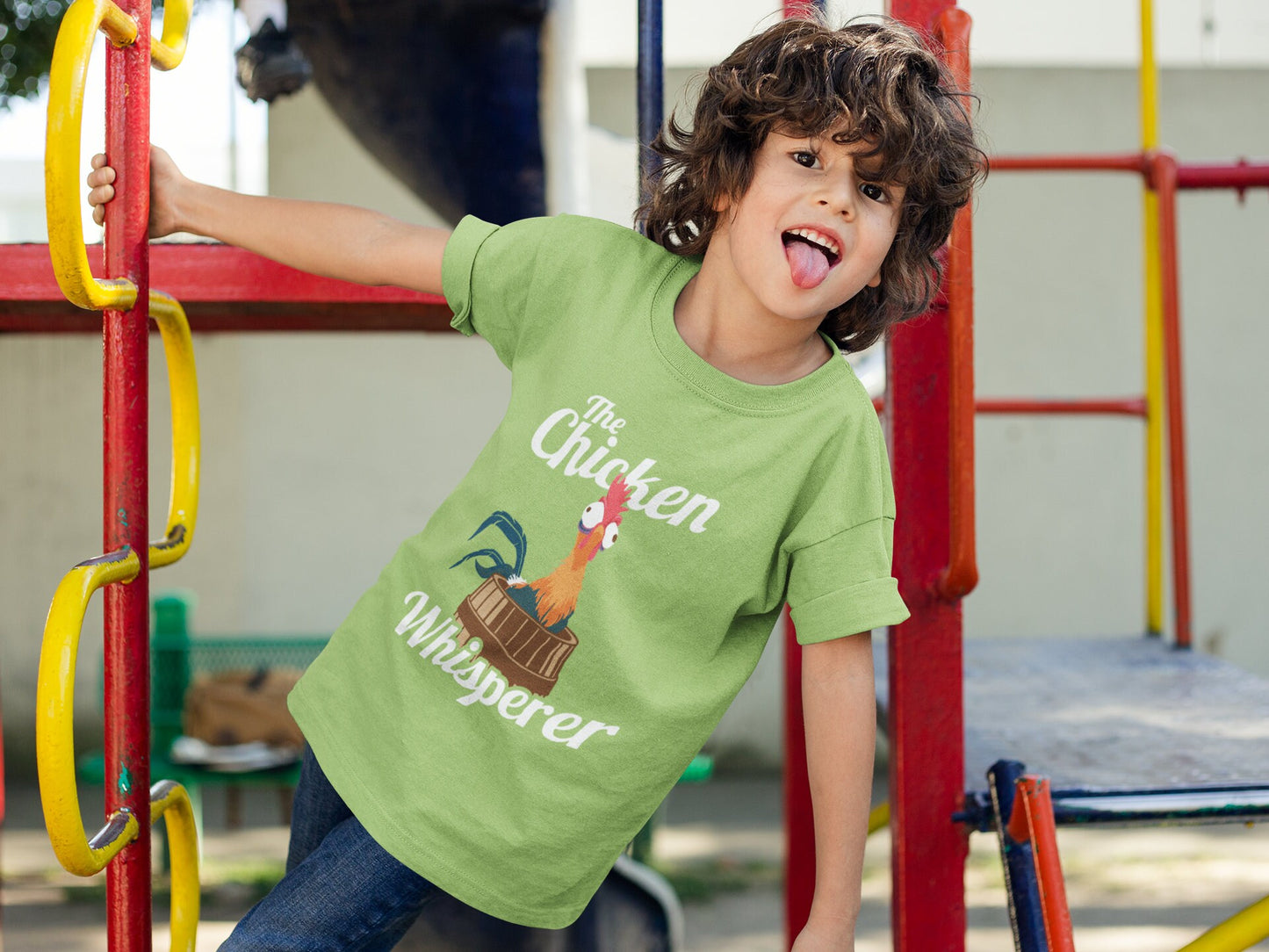 Chicken Whisperer Kids Heavy Cotton Tee