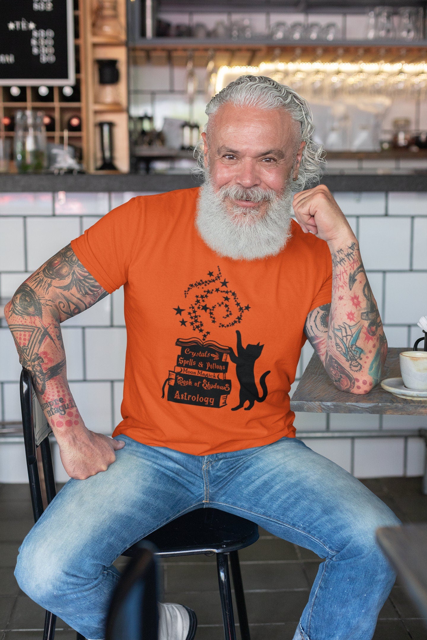 Hocus Pocus Pile of Spell Books Unisex Jersey Short Sleeve Tee