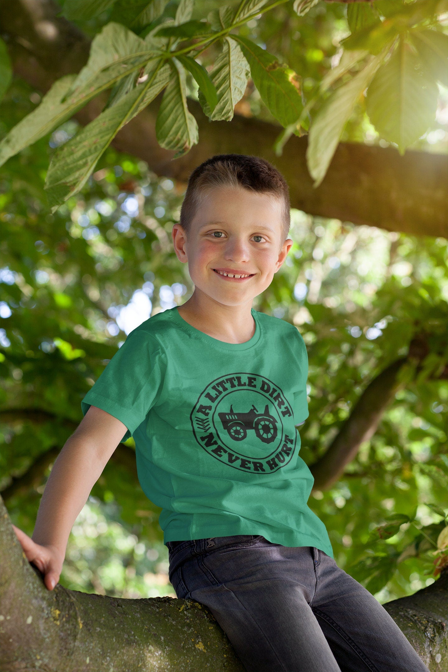 A little Dirt Never Hurt Youth Short Sleeve Tee