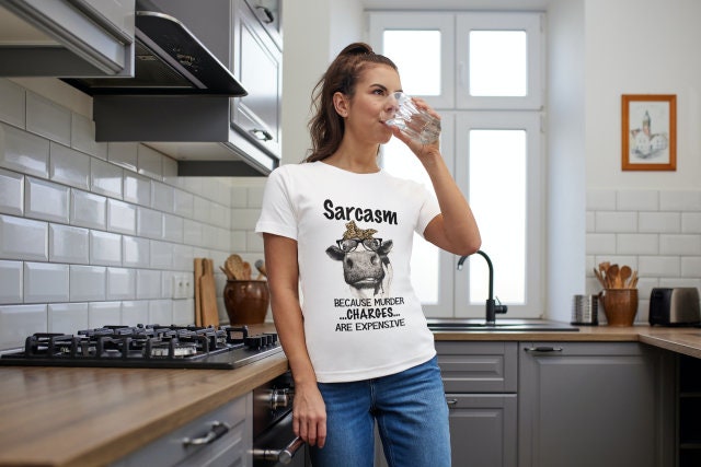 Sarcasm because Murder Charges are Expensive Humorous Unisex Jersey Short Sleeve Tee