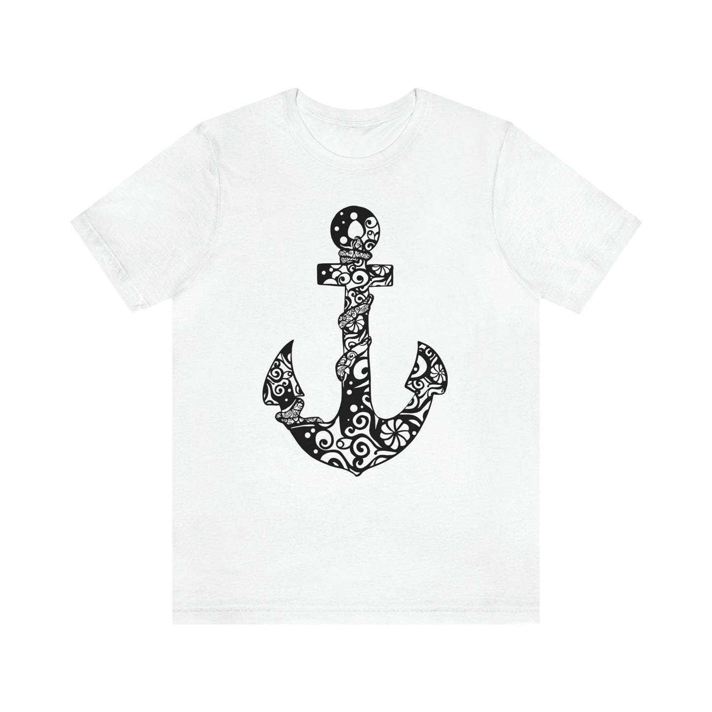 Mandala Anchor Unisex Jersey Short Sleeve Tee