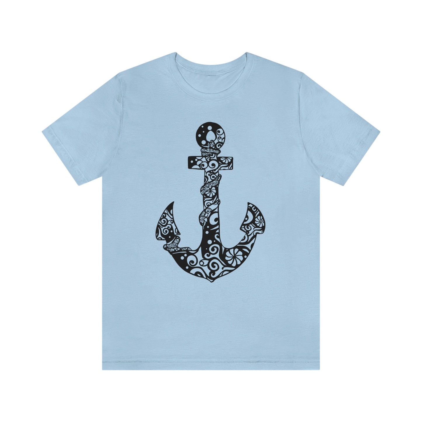 Mandala Anchor Unisex Jersey Short Sleeve Tee