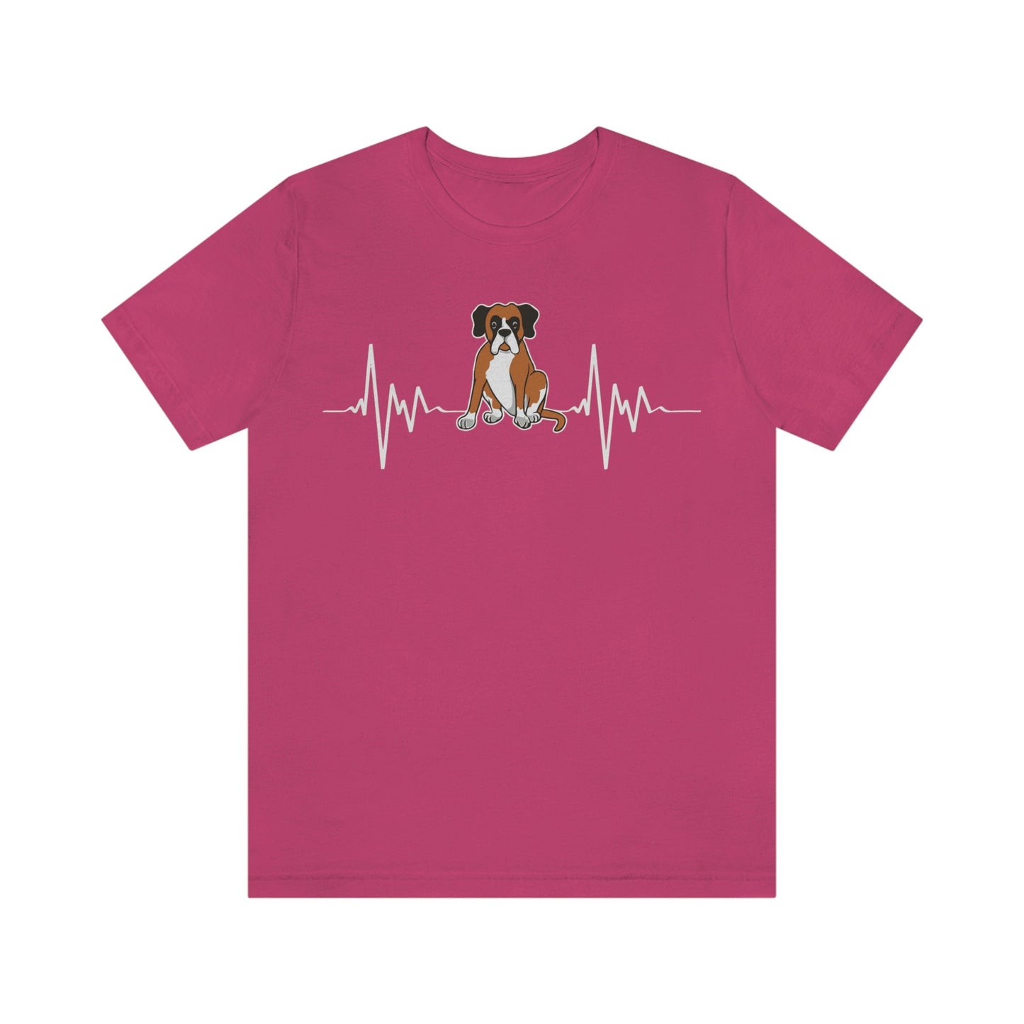 My Boxer has my Heart Beat Unisex Jersey Short Sleeve Tee