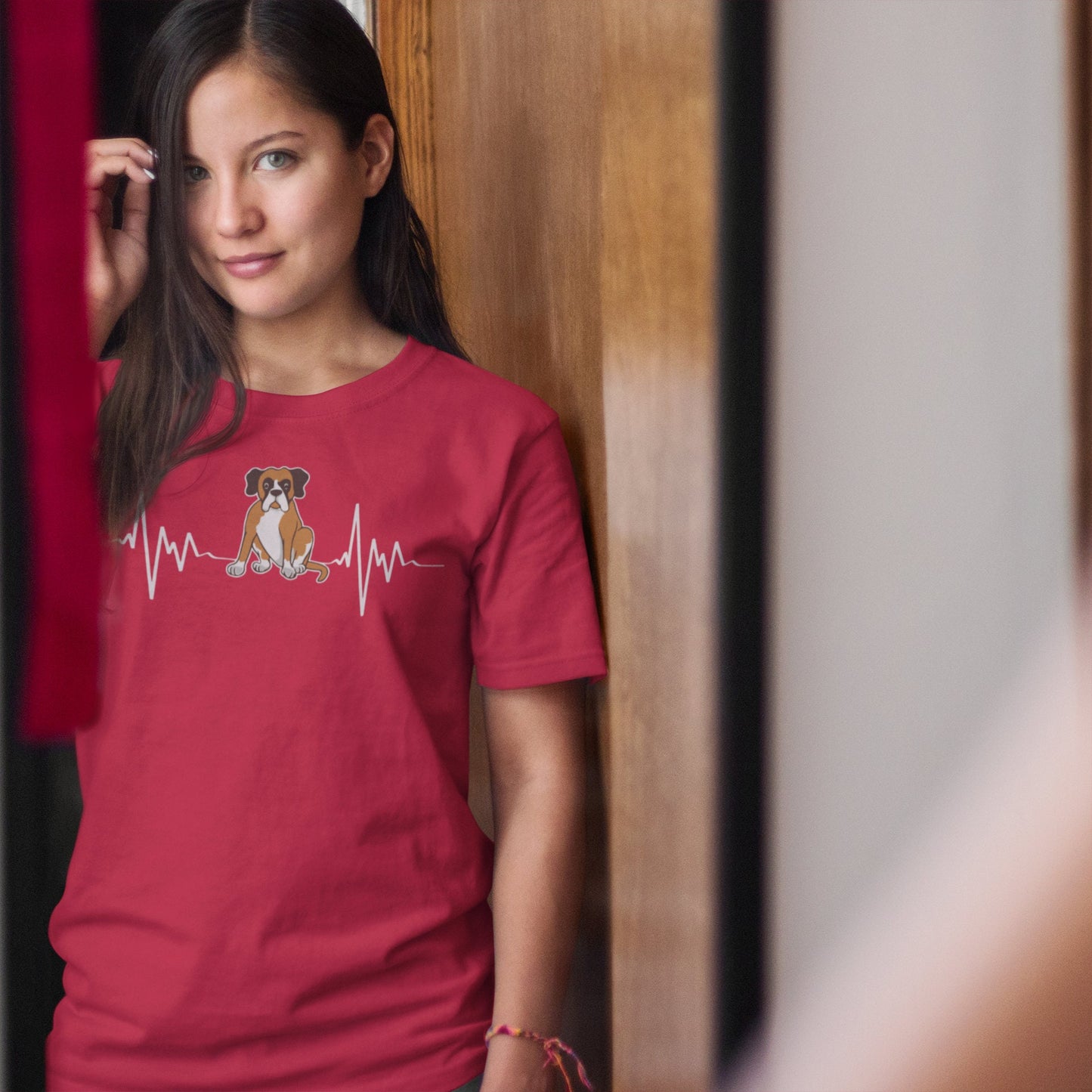 My Boxer has my Heart Beat Unisex Jersey Short Sleeve Tee