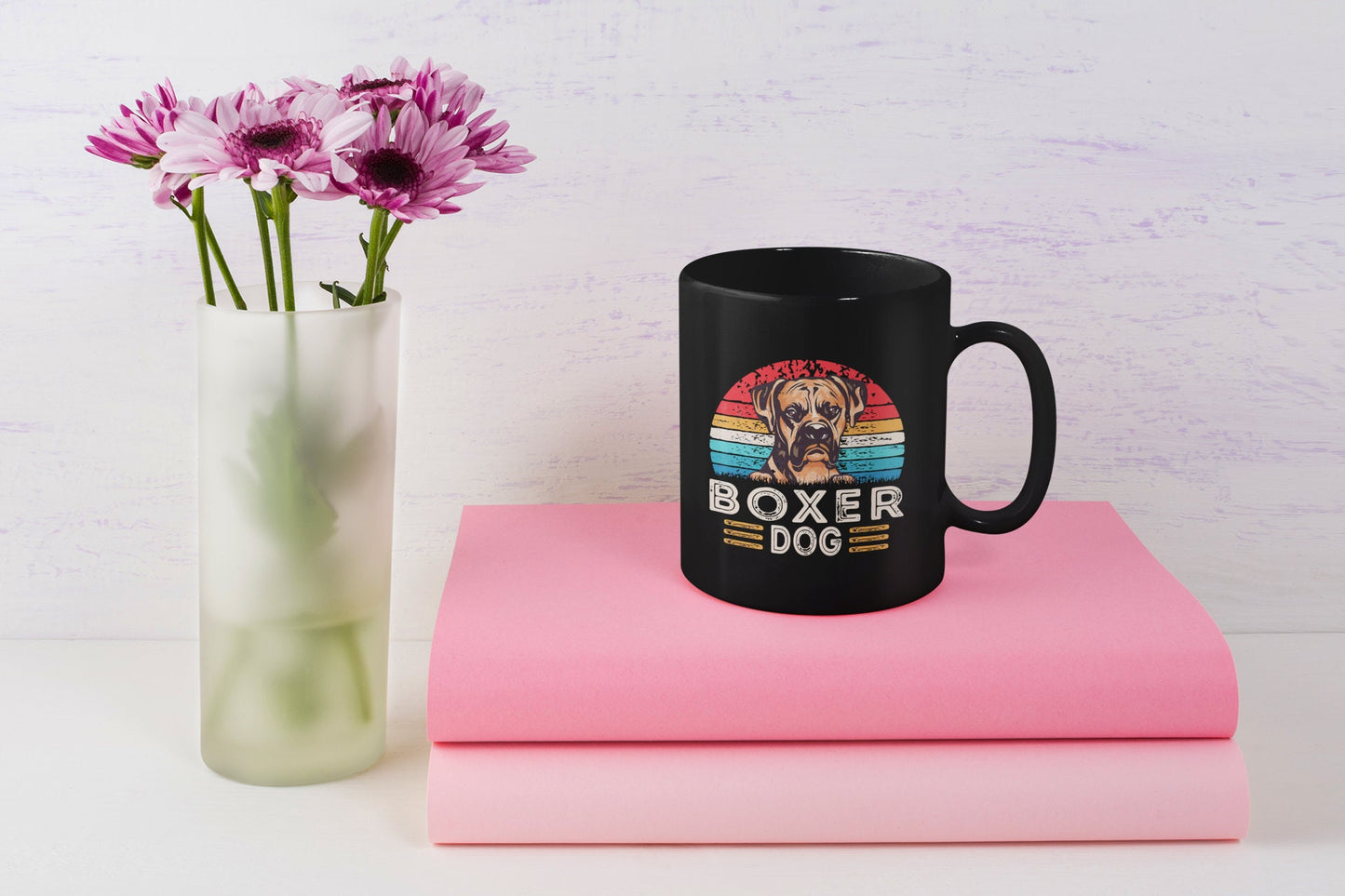 When you are a Boxer Lover, you just know! Black Coffee Mug, 11oz
