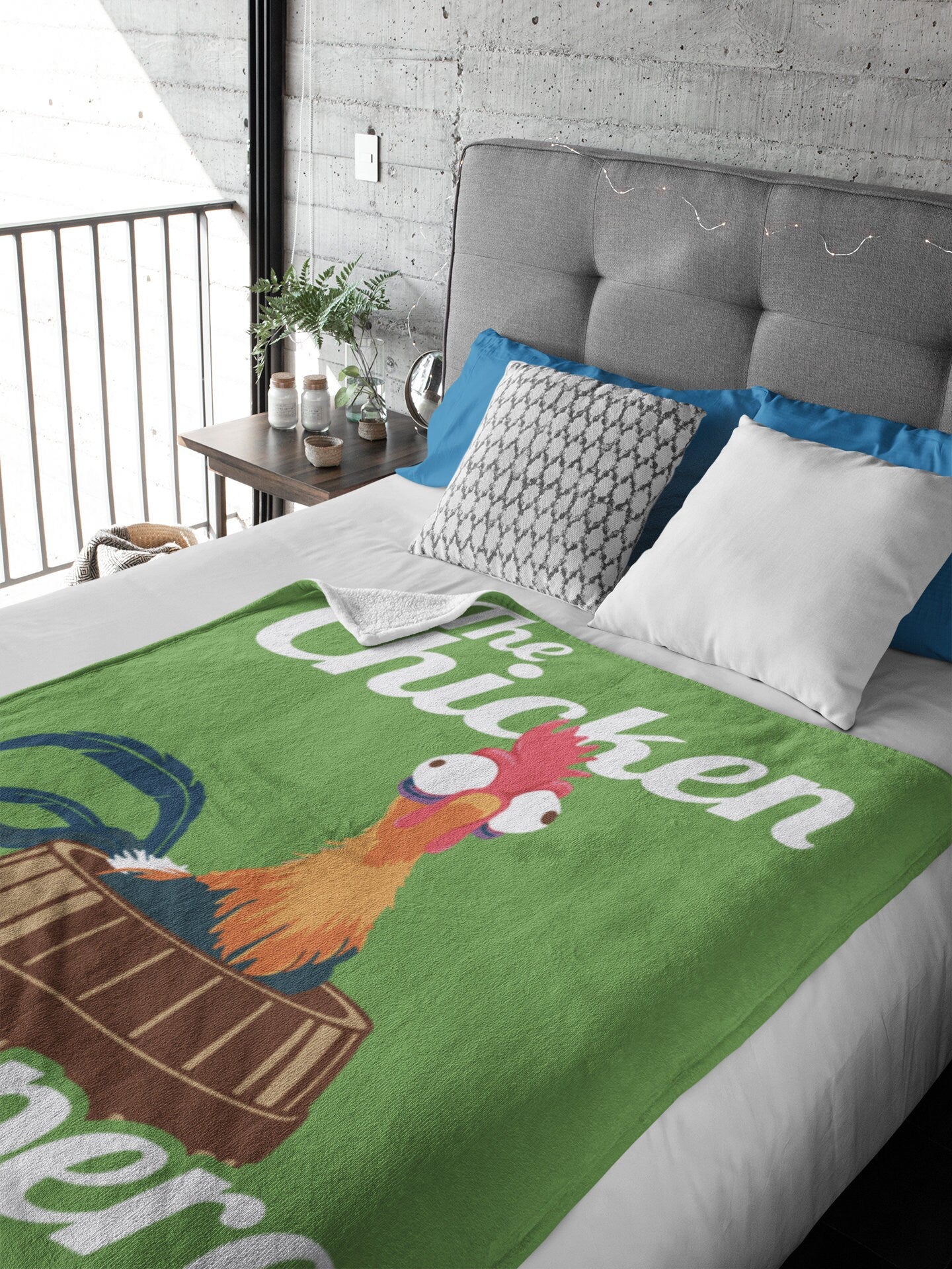The Chicken Whisperer Velveteen Plush Blanket