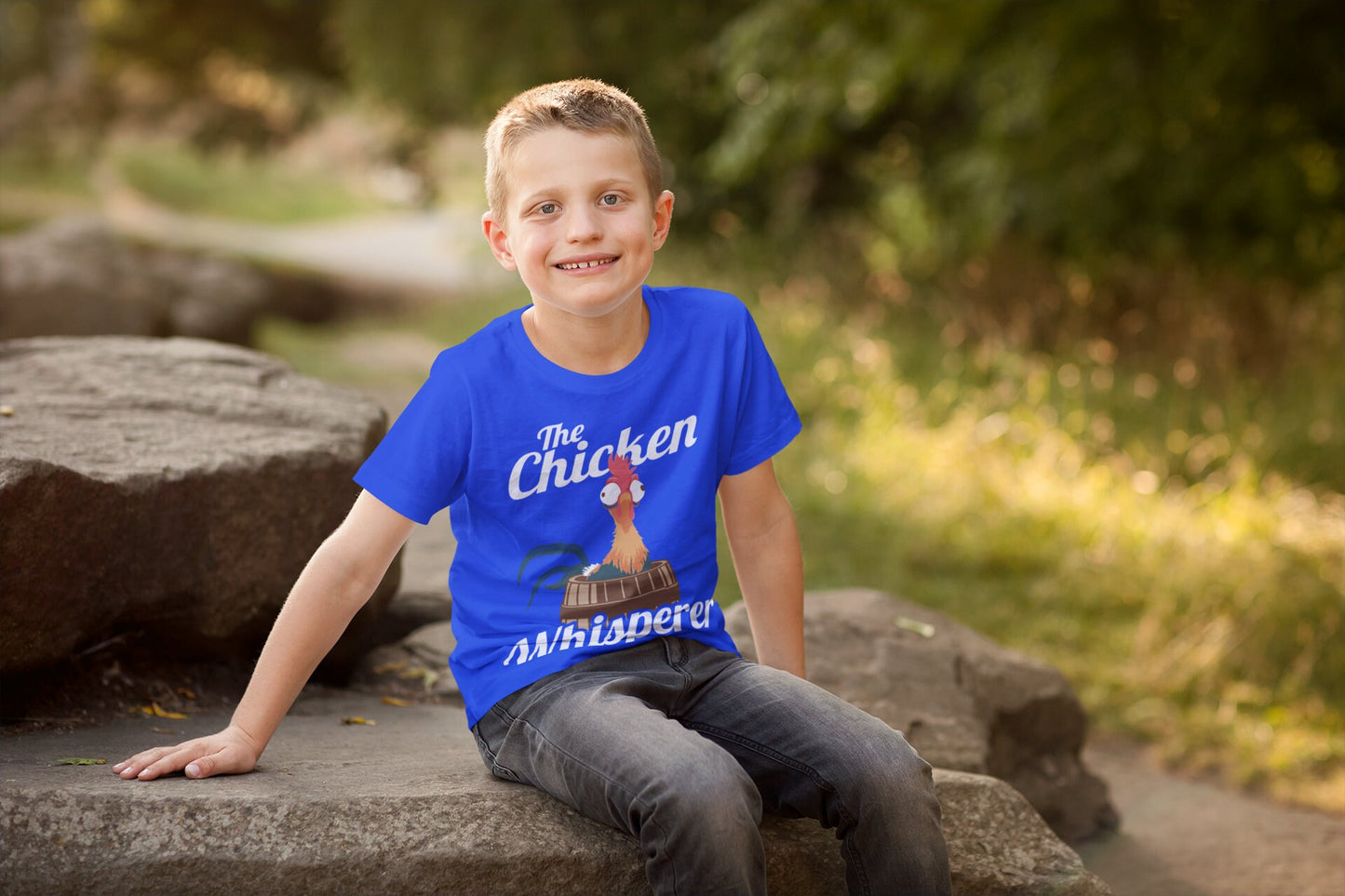 Chicken Whisperer Kids Heavy Cotton Tee