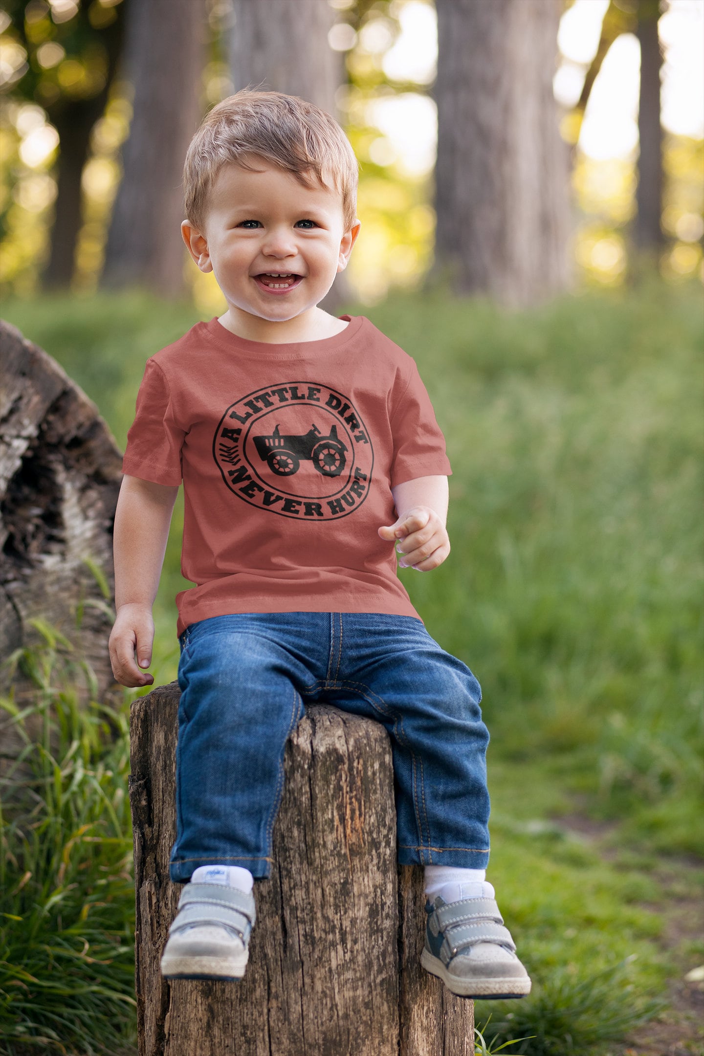 A Little Dirt Never Hurt Toddler / Childs Short Sleeve Tee