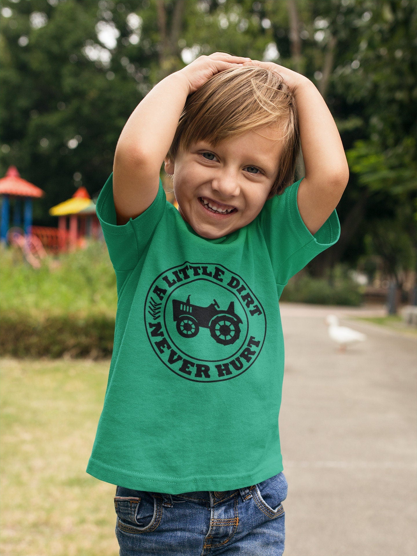 A Little Dirt Never Hurt Toddler / Childs Short Sleeve Tee