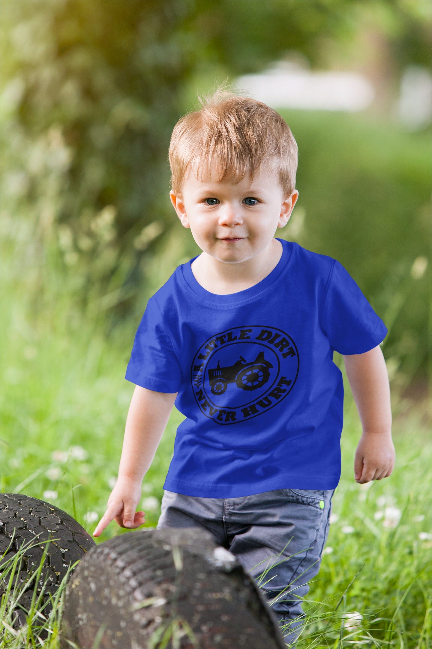 A Little Dirt Never Hurt Toddler / Childs Short Sleeve Tee