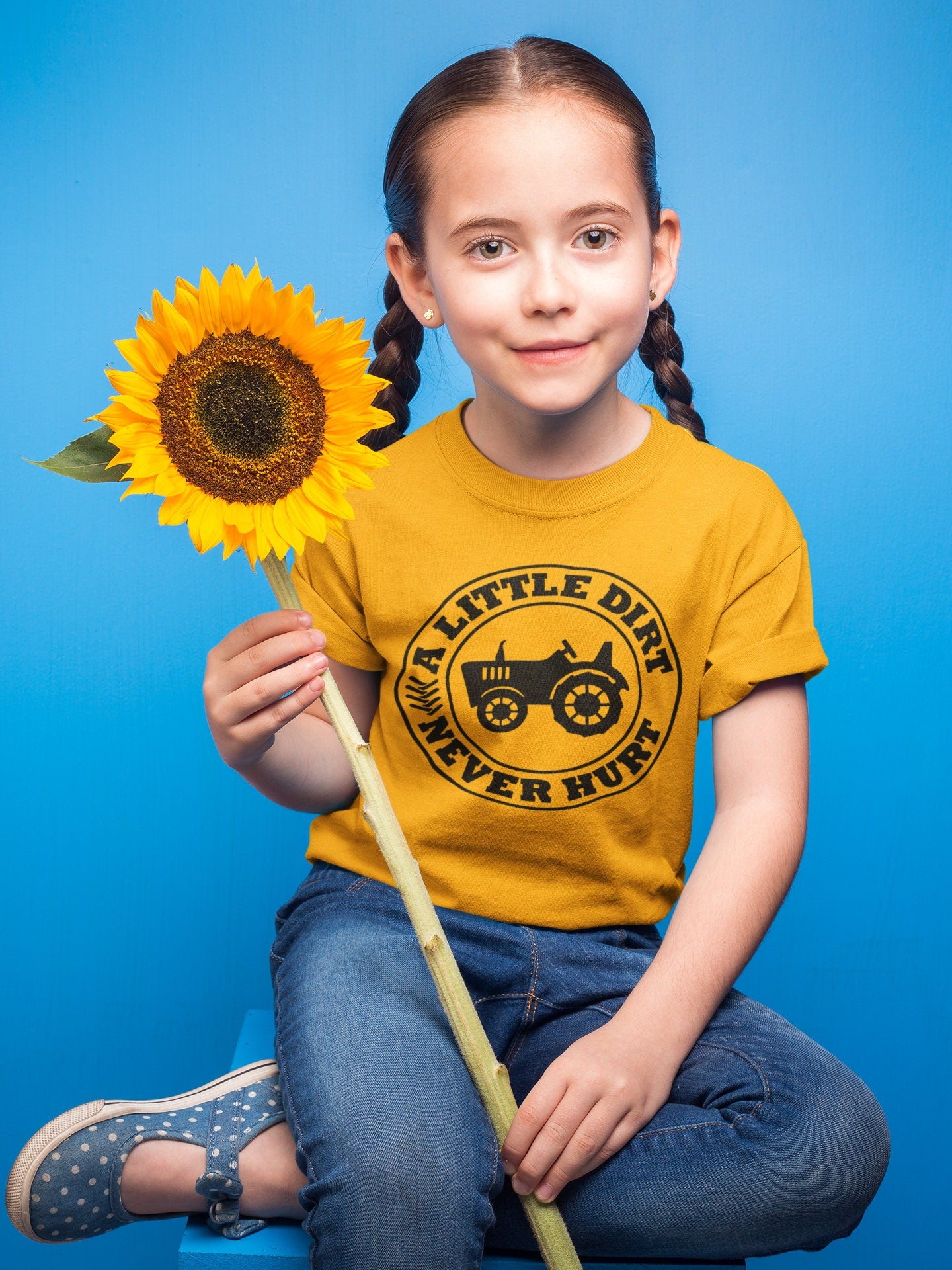 A little Dirt Never Hurt Youth Short Sleeve Tee