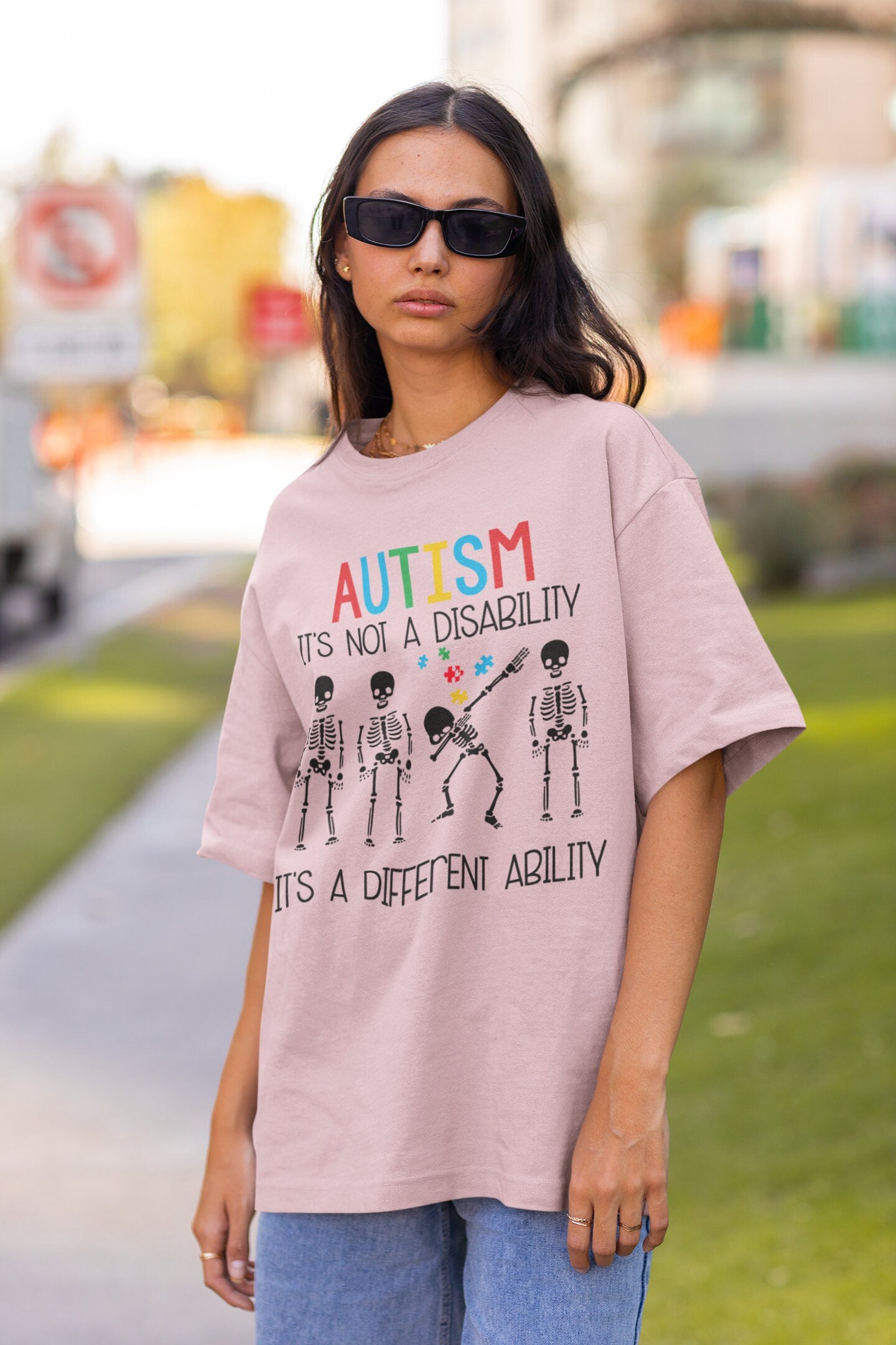 Autism - It's not a Disability - It's a Different Ability Youth Short Sleeve Tee
