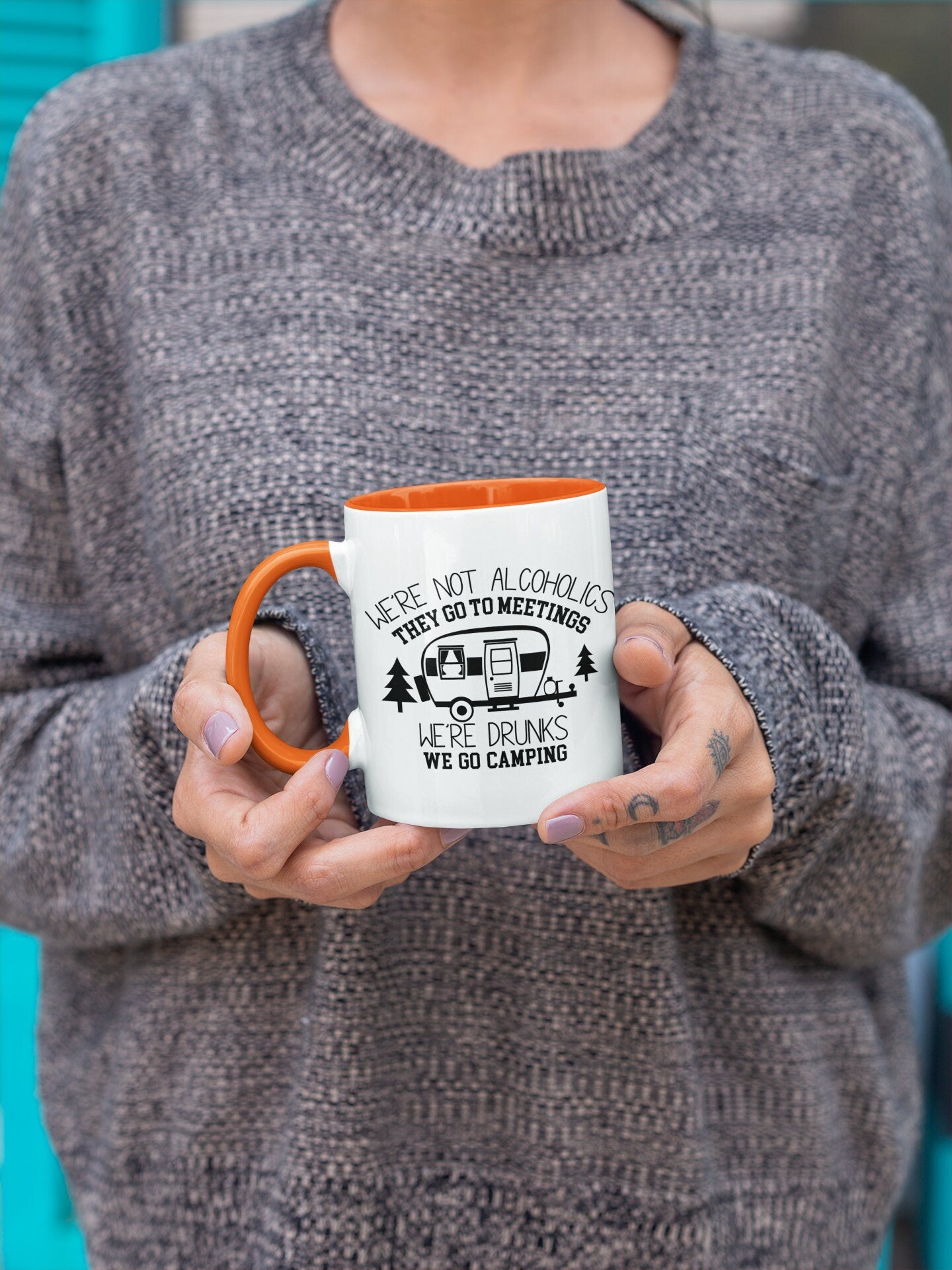 We go Camping Colorful Mugs, 11oz