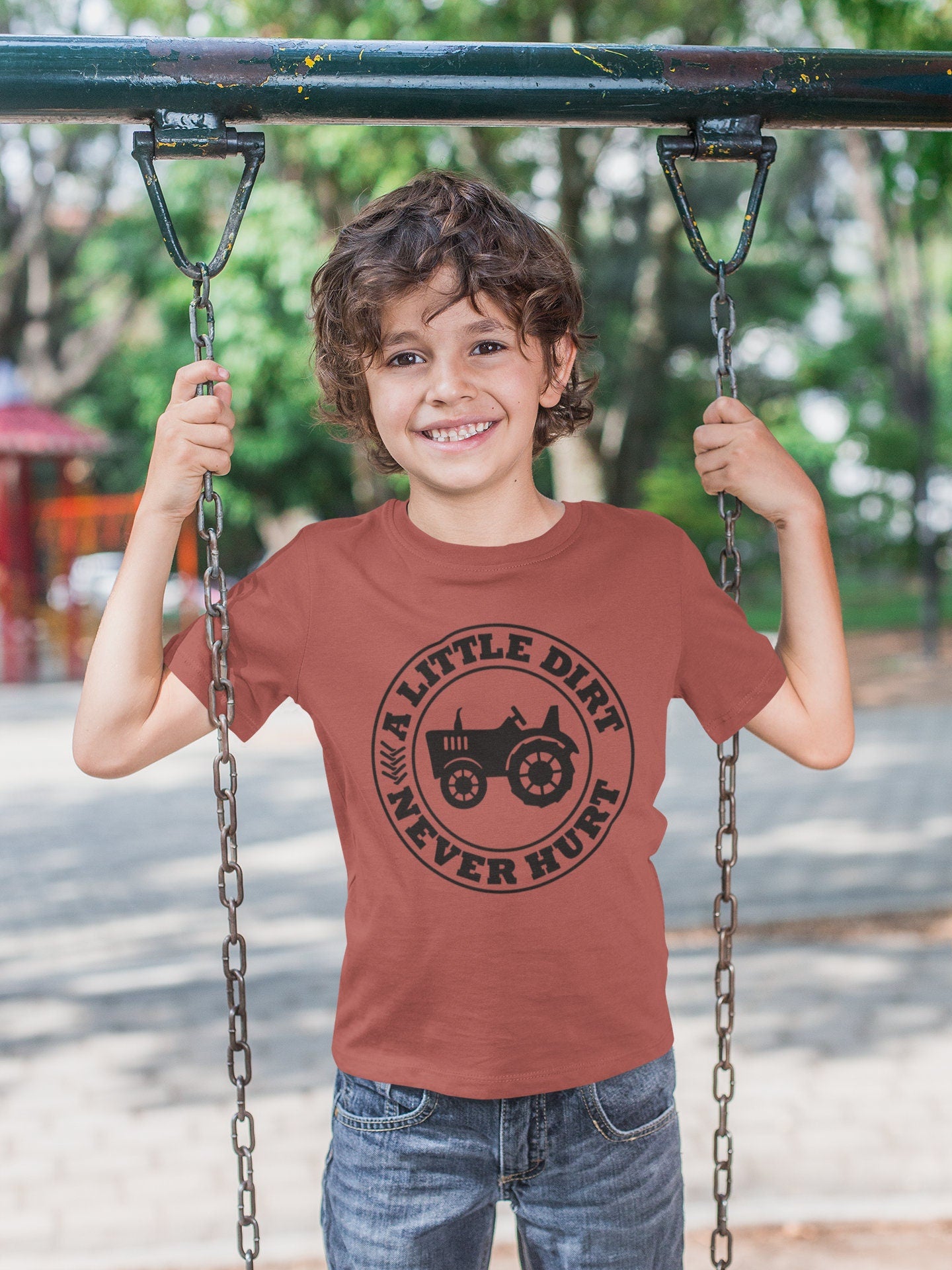 A little Dirt Never Hurt Youth Short Sleeve Tee