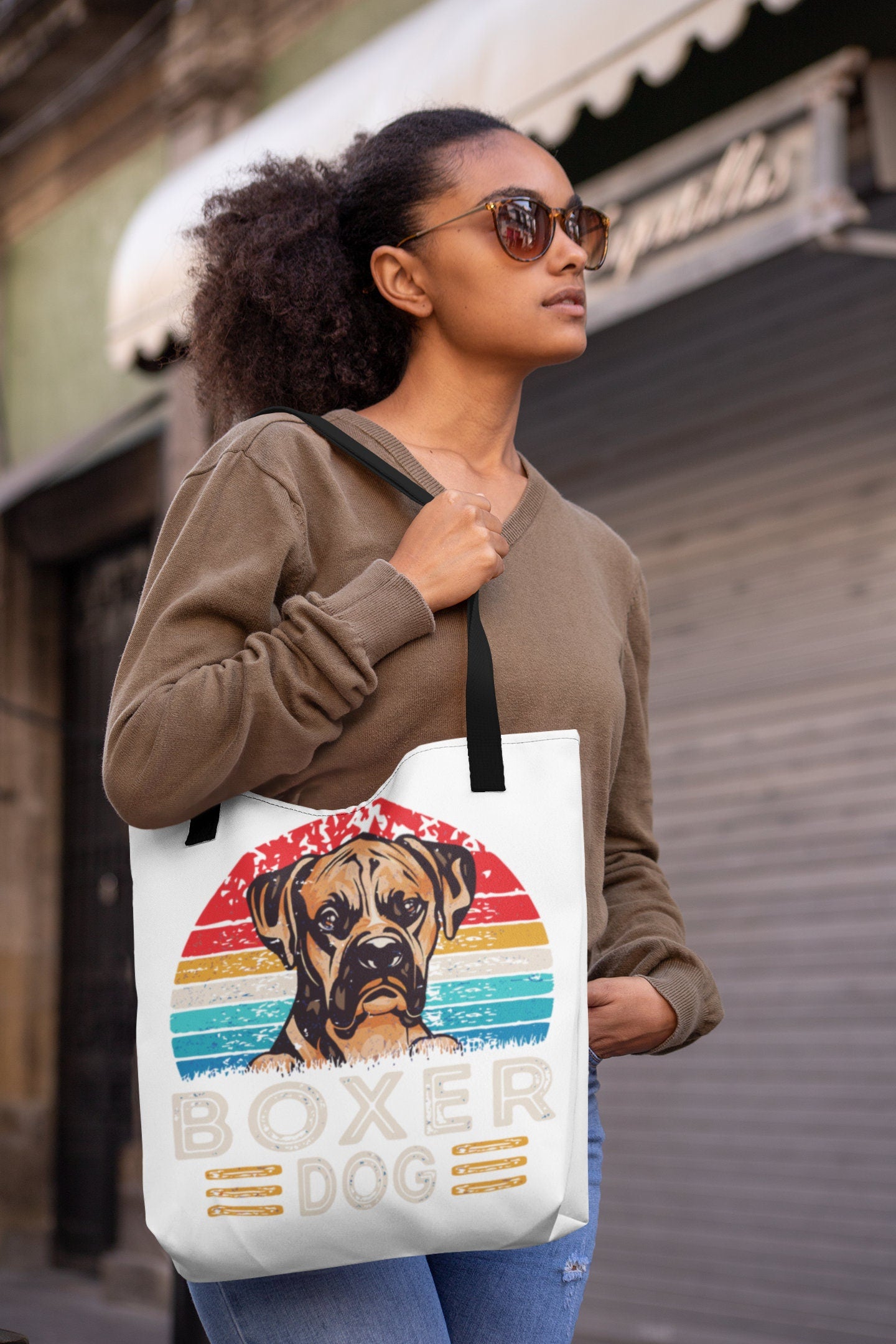 Boxer Lovers Tote Bag